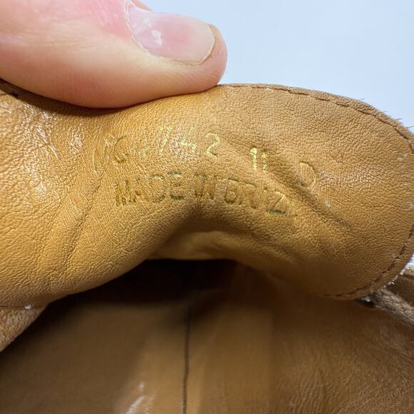 Polo Ralph Lauren Chukka Boots Mens 11 D Tan Suede Crepe Sole Made Italy Used main image 13